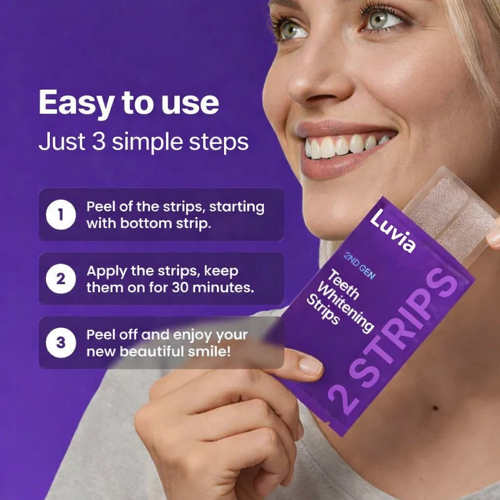 Luvia™ Purple Teeth Whitening Strips (Buy 1 GET 1 FREE)