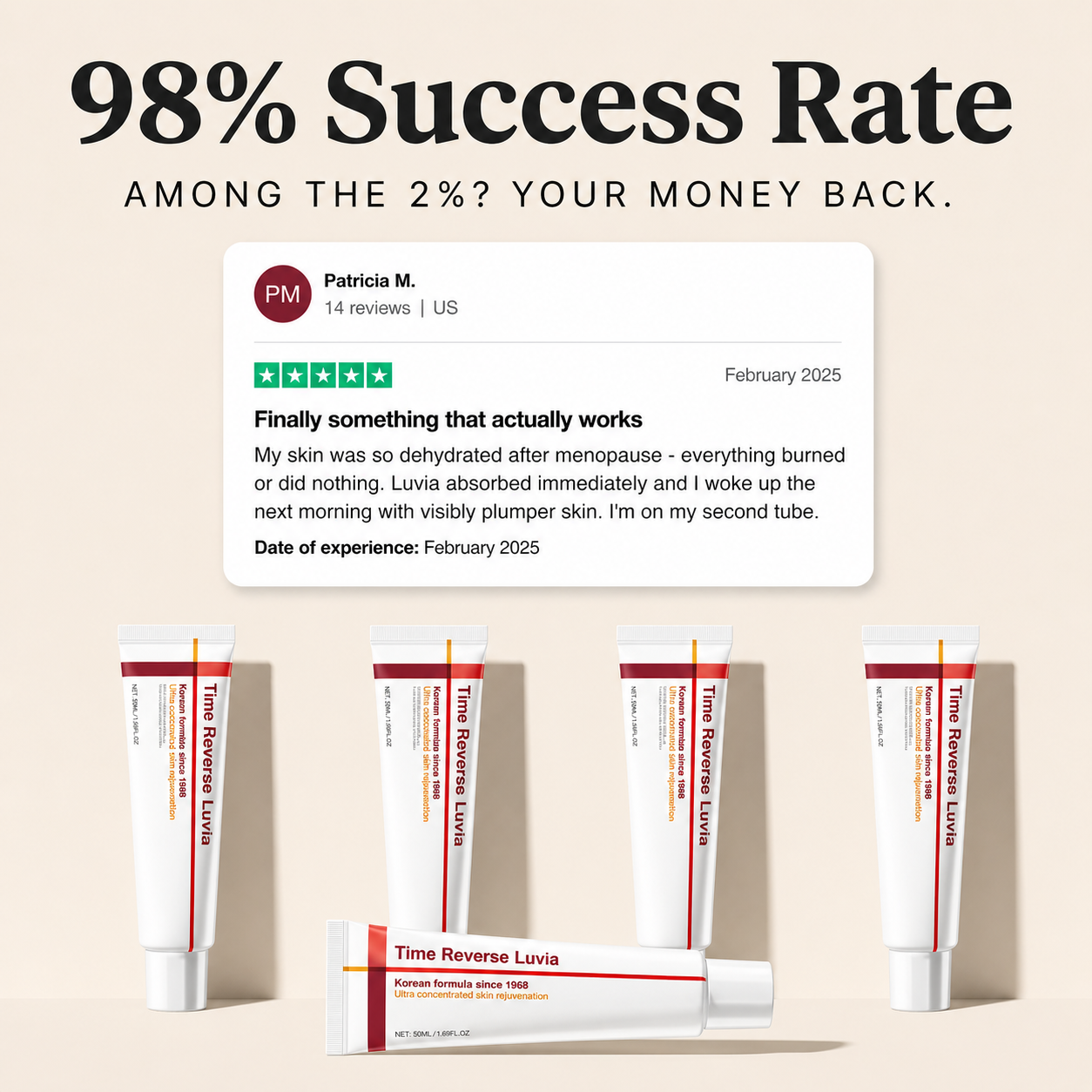 LuviaSkin® Time Reverse Cream (Buy 1 GET 1 FREE)