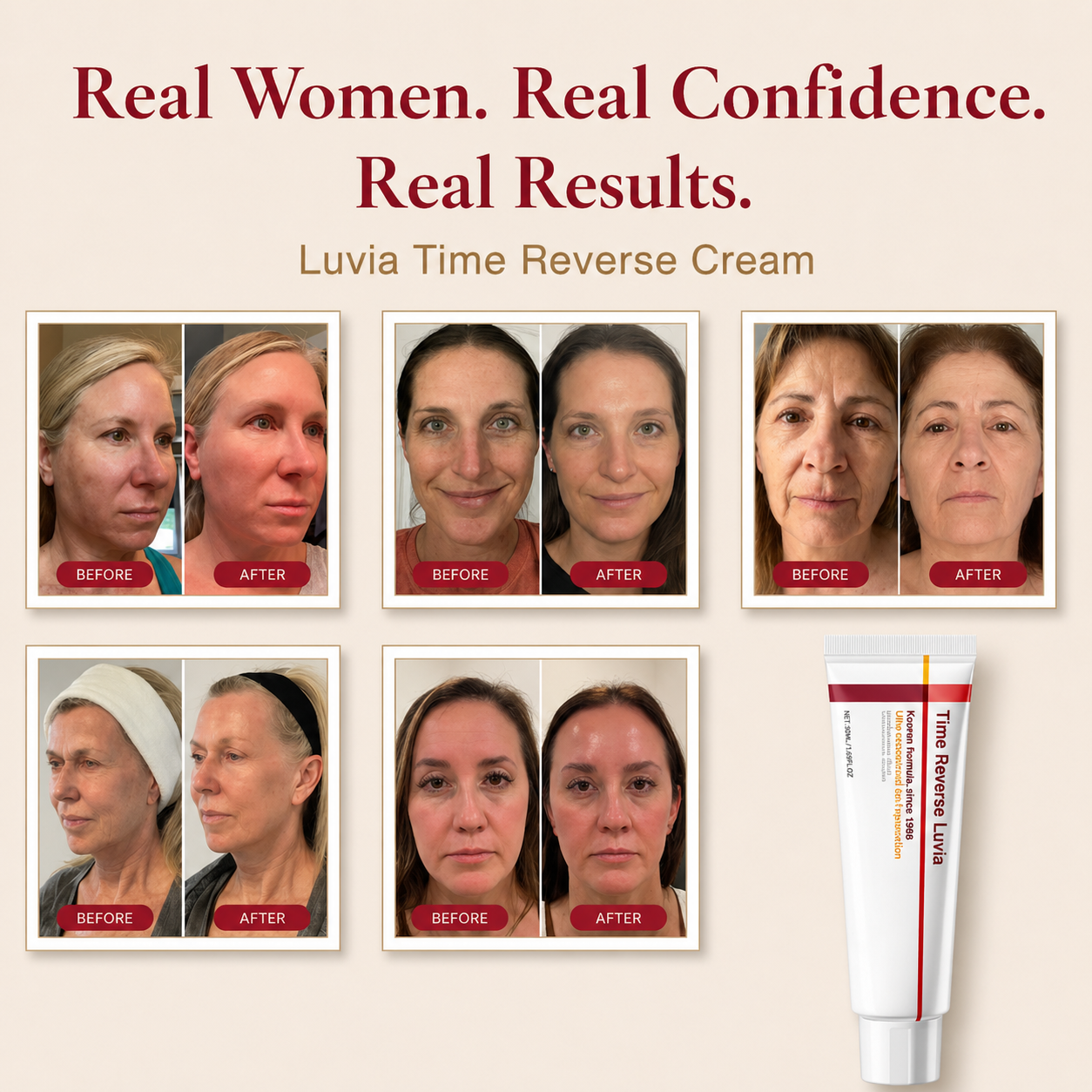 LuviaSkin® Time Reverse Cream (Buy 1 GET 1 FREE)